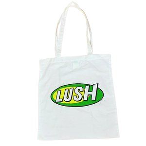 NWOT LUSH Fresh Handmade Cosmetics Limited Edition Retro Tote Bag, 100% Cotton